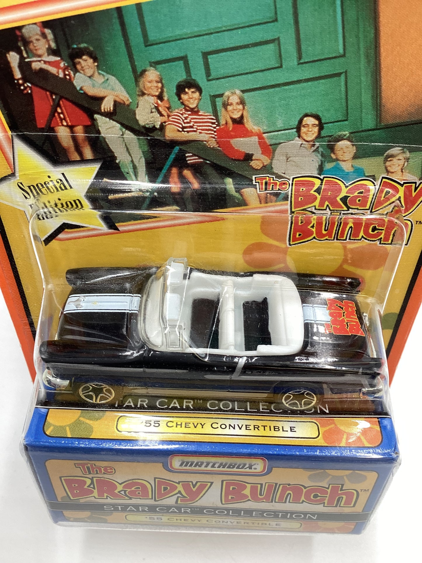 Matchbox Star Car Collection The Brady Bunch 55 Chevy Convertible Black (SR)