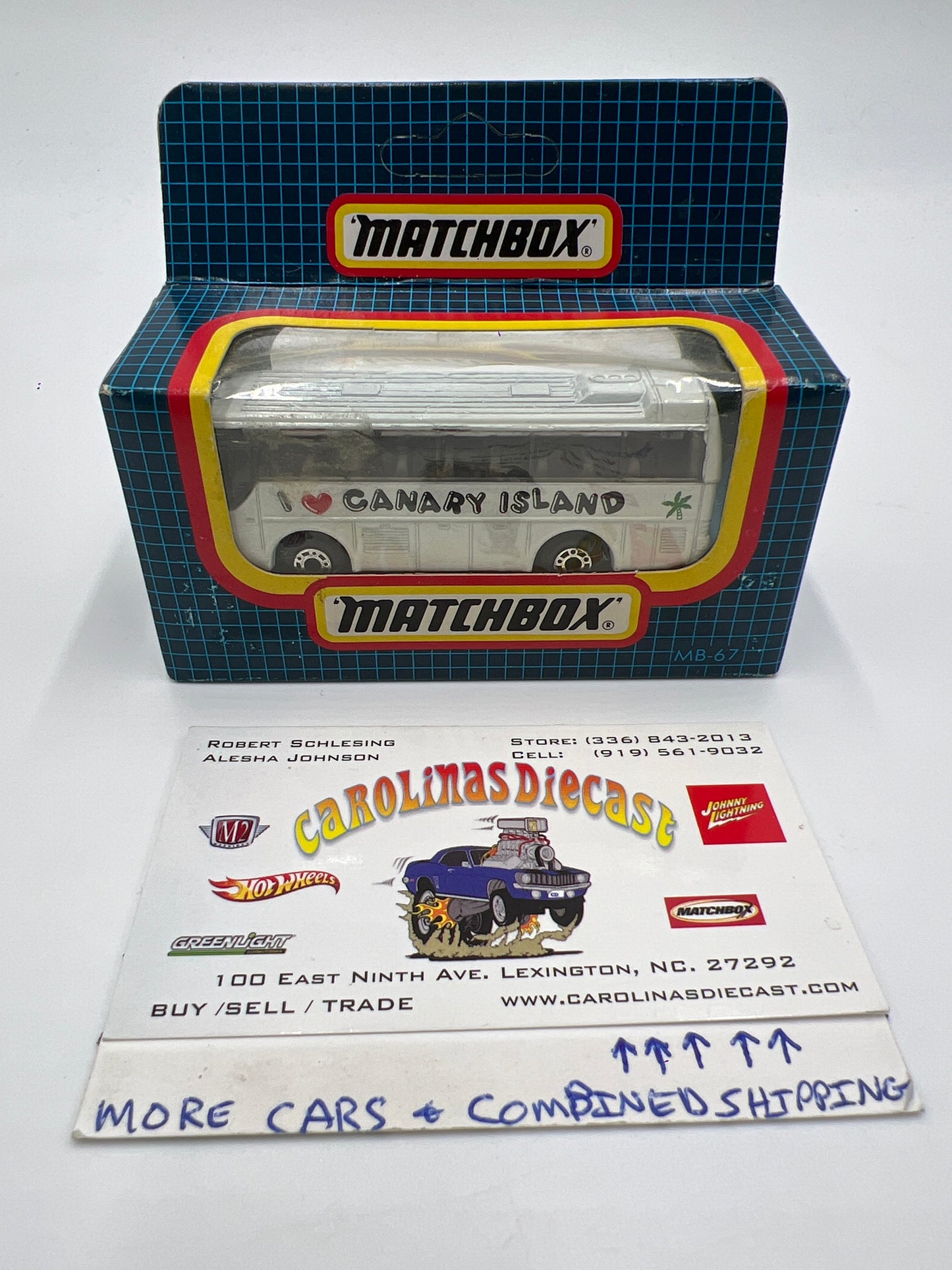 Matchbox Unpunched #67 Canary Island Ikarus Coach White