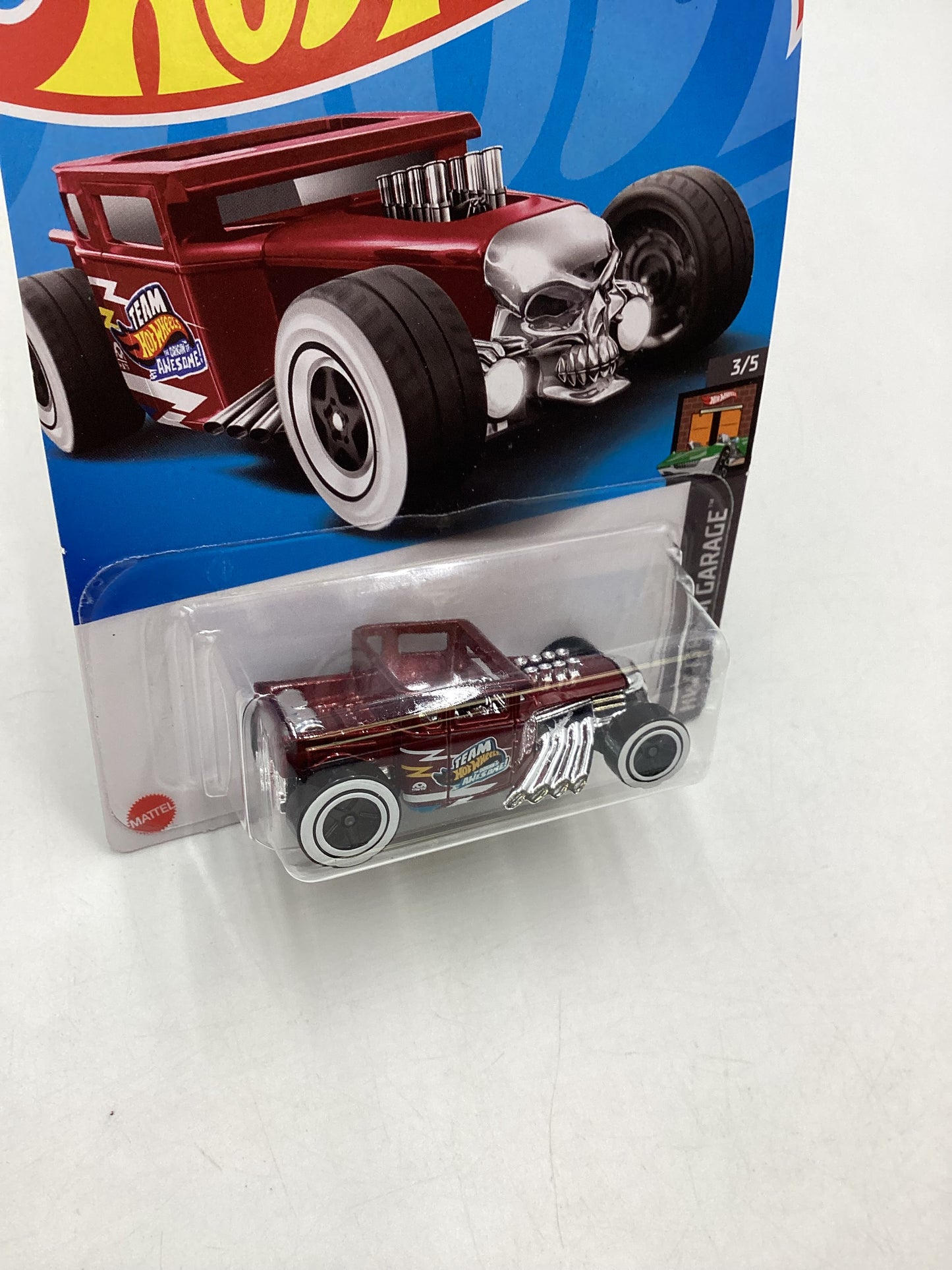 2023 Hot wheels #060 Red Bone Shaker 58E