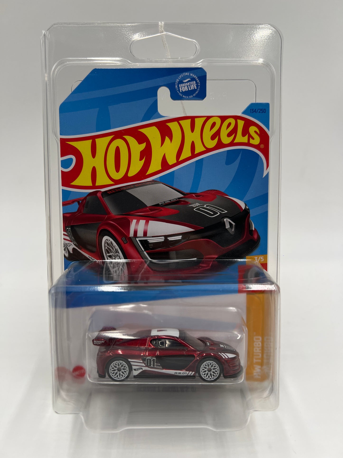 2023 Hot Wheels Super Treasure Hunt #134 Renault Sport R.S. 01 Red W/Protector