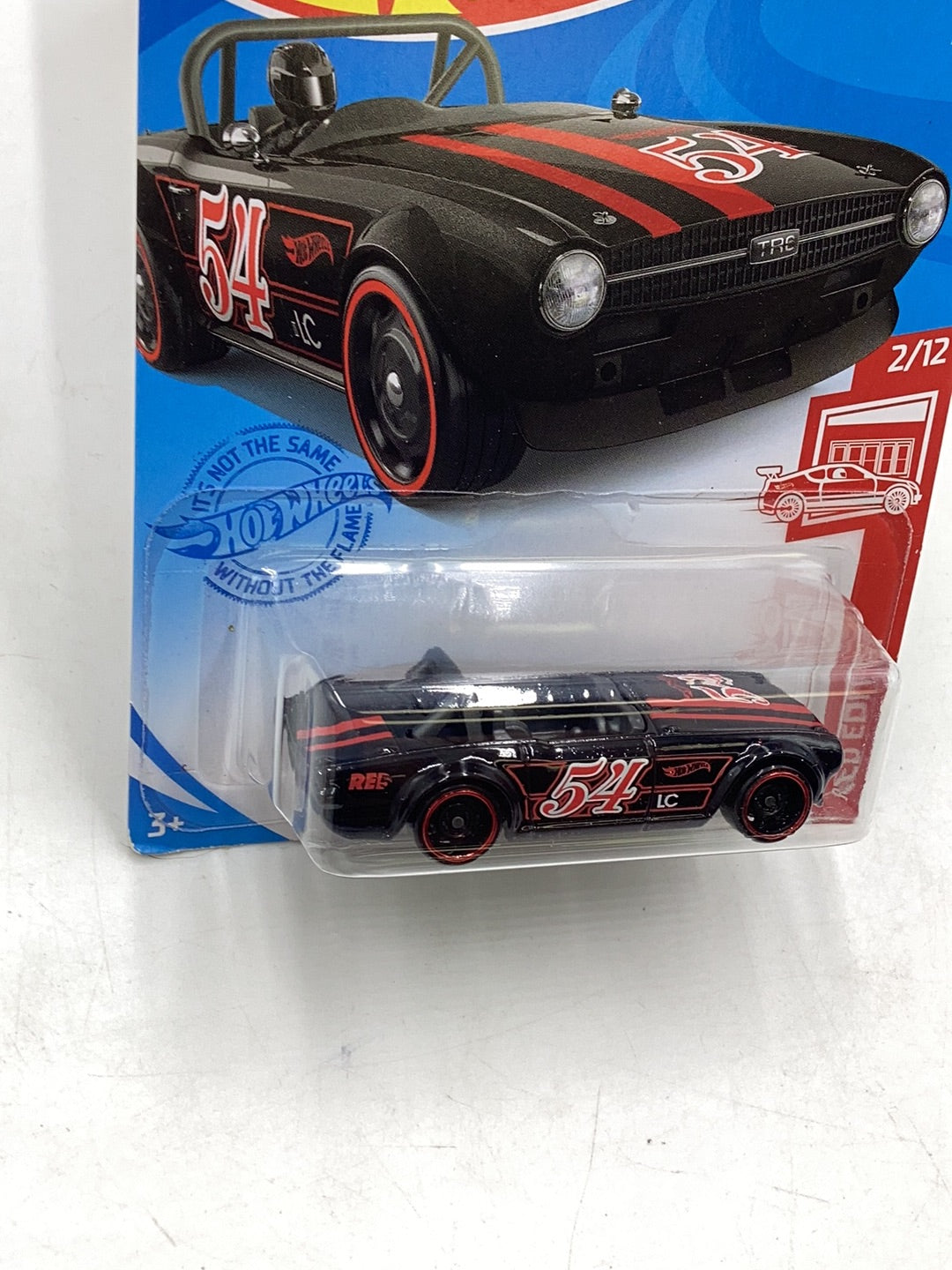 2021 Hot wheels #9 Triumph TR6 Red Edition 153E