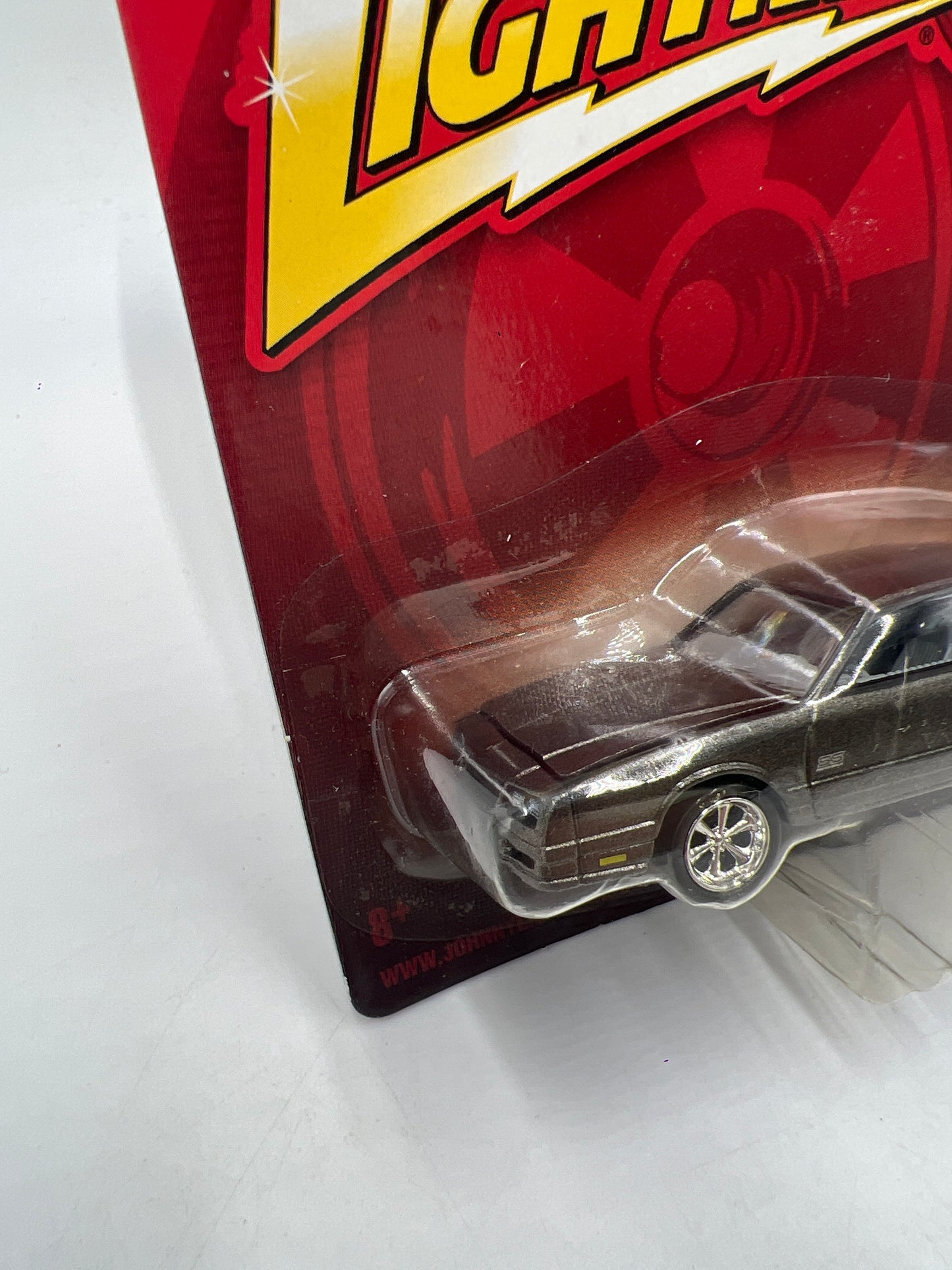 Johnny Lightning Small Card 1987 Chevy Monte Carlo SS Gray W/Protector