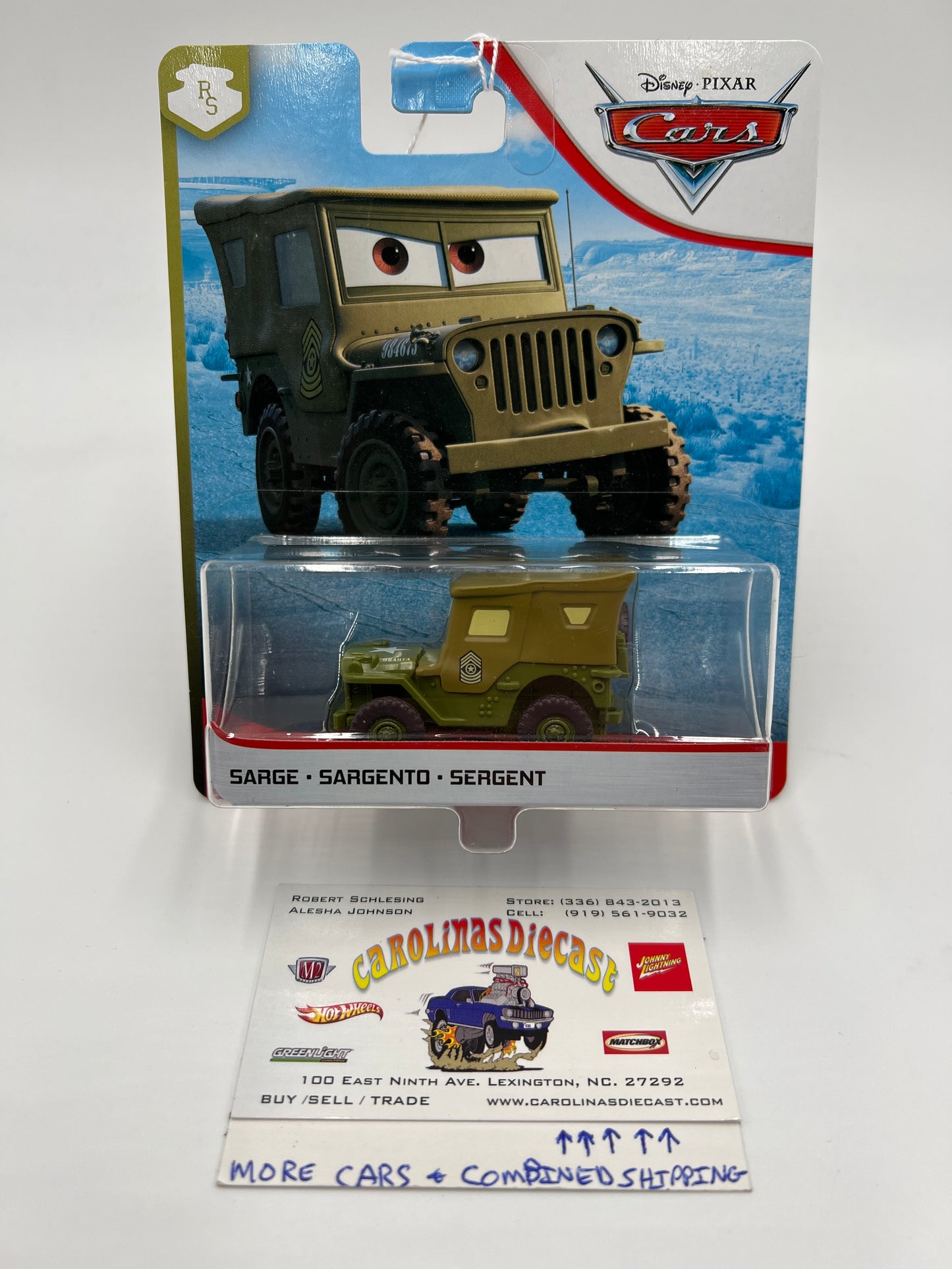 Disney Pixar Cars Radiator Springs Sarge Green 139D