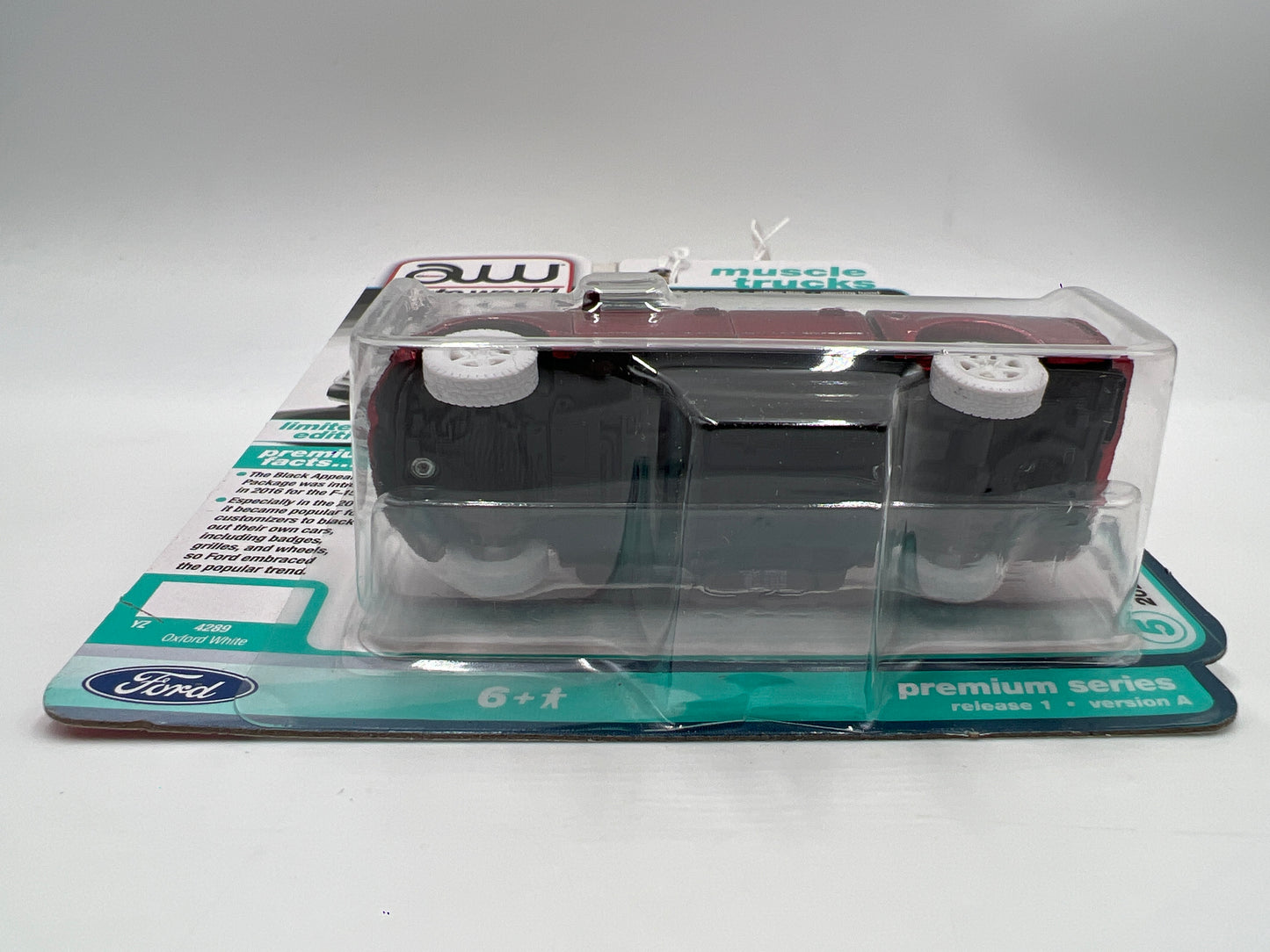 2025 Auto World Muscle Trucks CHASE Release 1 Version A 2020 Ford F-150 Black Appearance Package Ultra Red