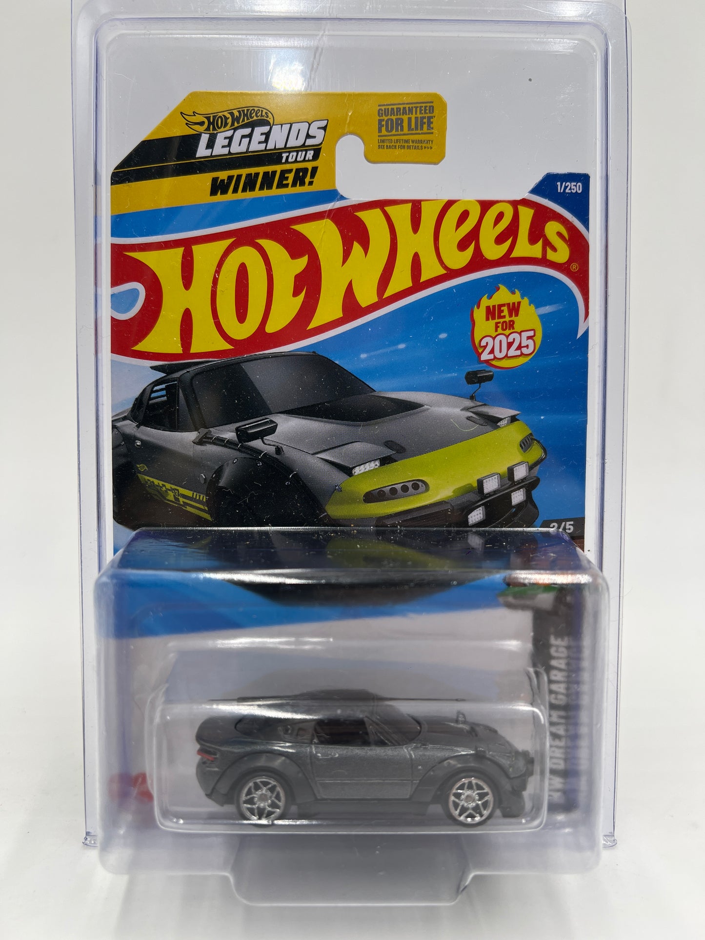 Hot Wheels Mazda MX-5 Miata Wheel Swap Custom On Card W/Protector SR