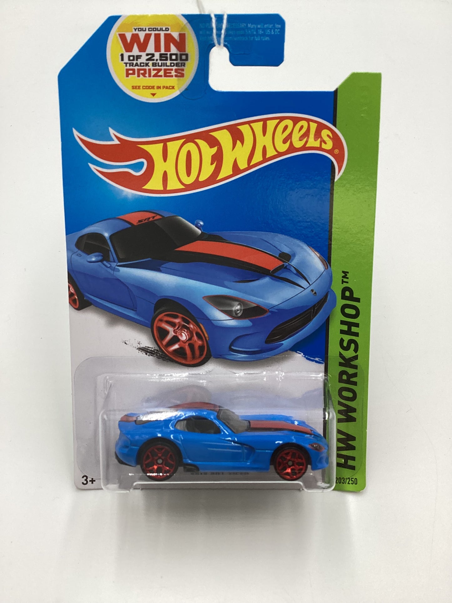 2014 Hot Wheels #203 2013 SRT Viper Blue 53D