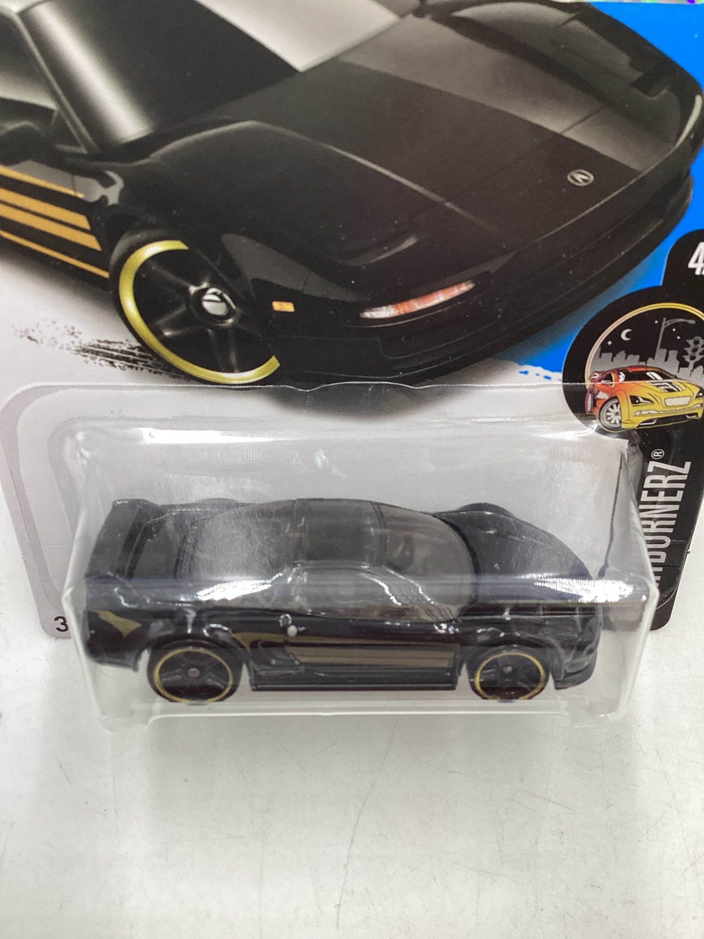 2017 Hot Wheels #262 90 Acura NSX Black Factory sealed sticker 102G