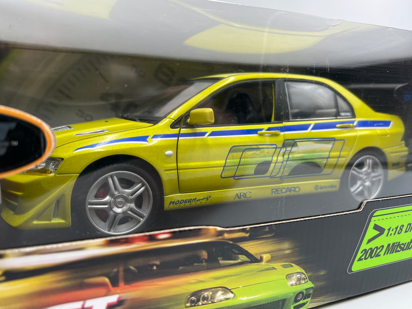 Racing Champions 1/18 Fast & Furious 2002 Mitsubishi Lancer Evolution VII VHTF