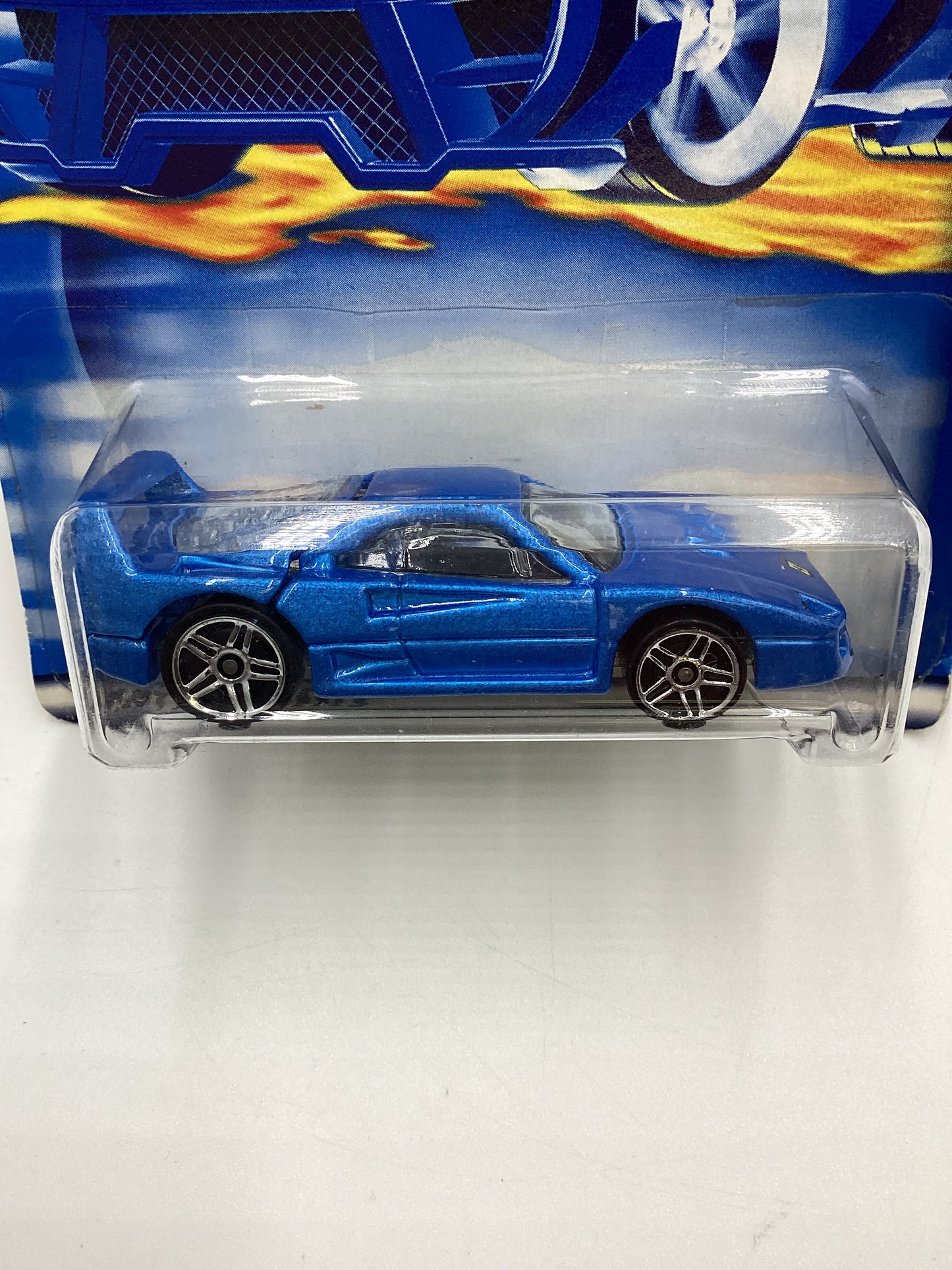 2001 Hot Wheels Collector #209 Ferrari F40 Blue SR