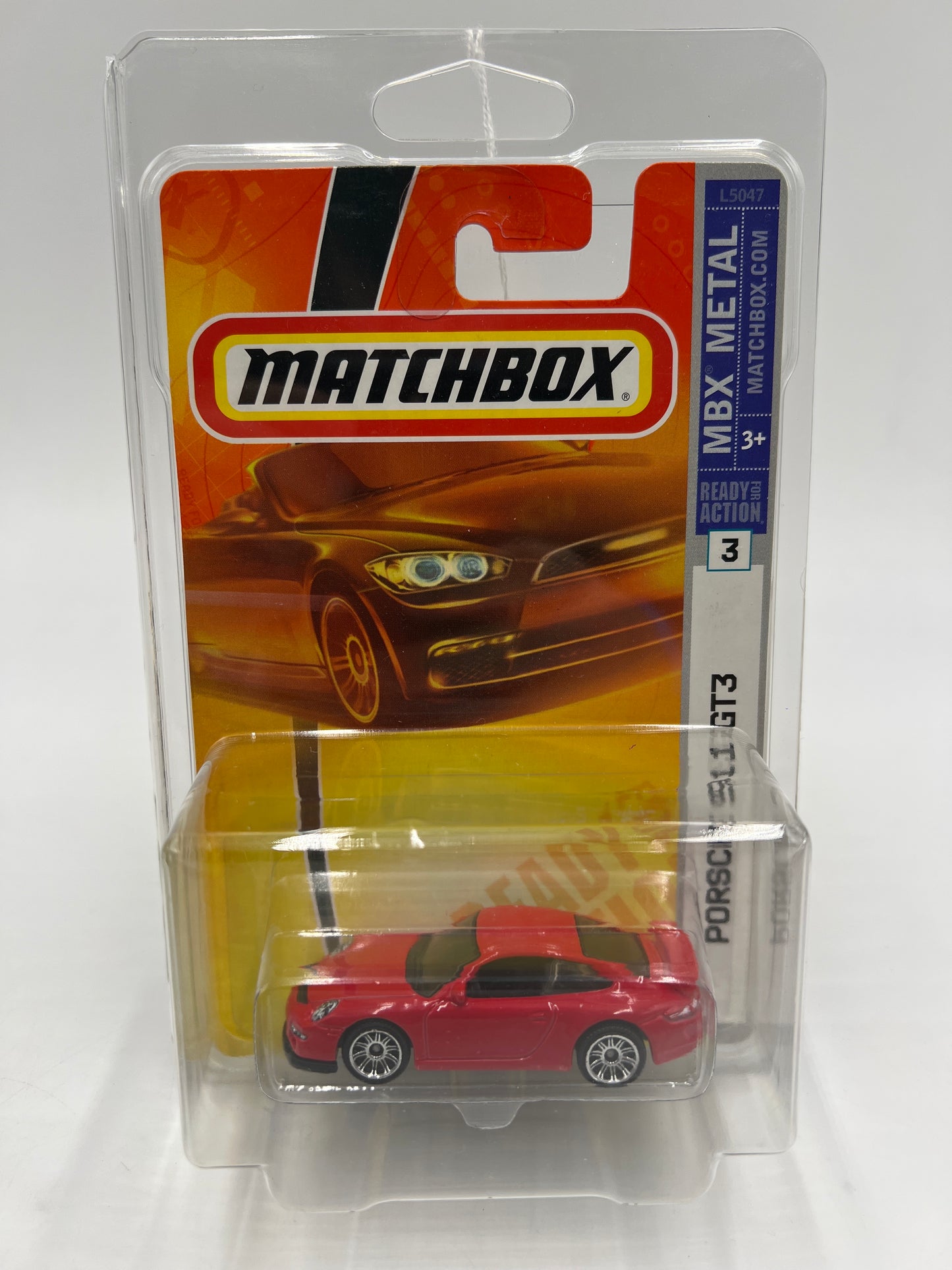 Matchbox MBX Metal #3 Porsche 911 GT3 Red W/Protector #1