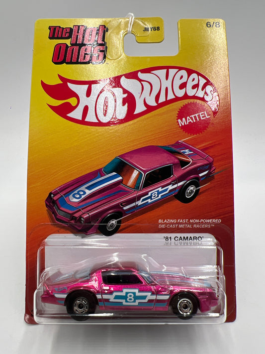 Hot Wheels Target Exclusive The Hot Ones #6 81 Camaro Pink 164D