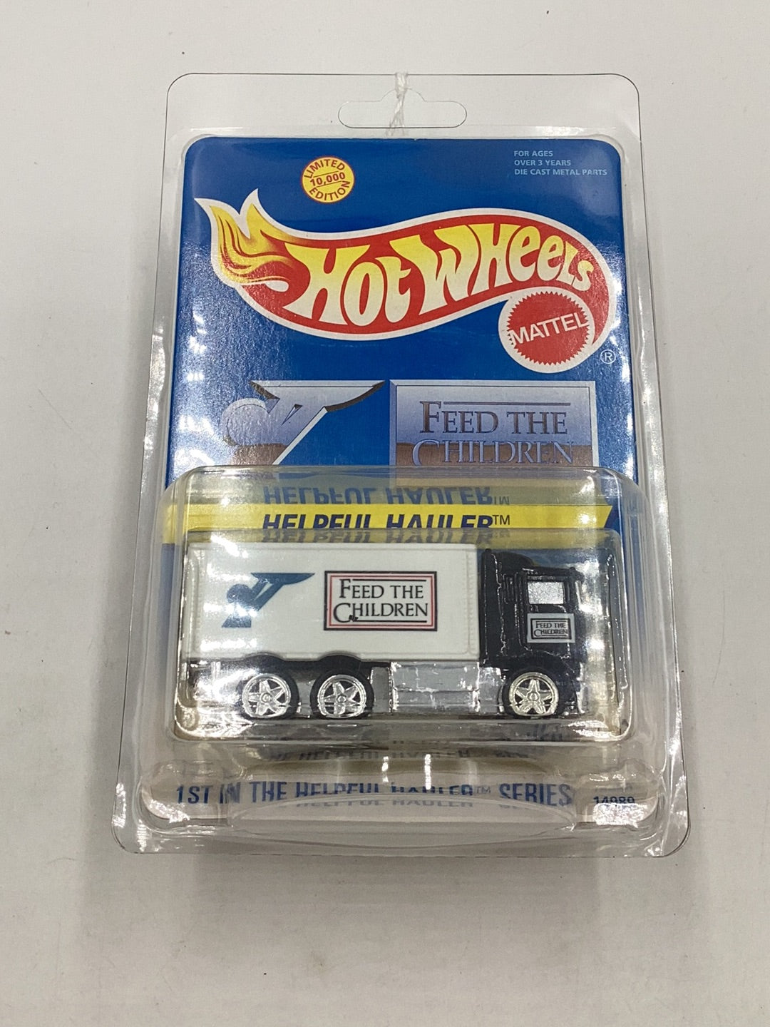 Hot Wheels 1995 Feed The Children Helpful Hauler 1/10000 with protector