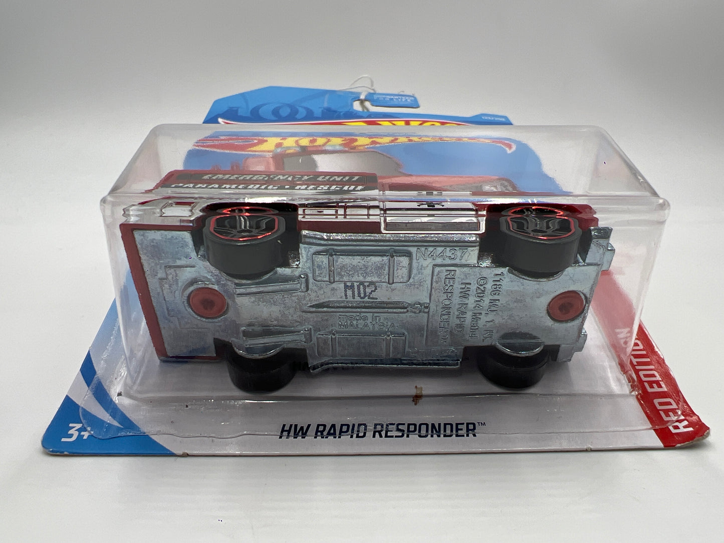 2019 Hot Wheels Target Exclusive Red Edition #123 Rapid Responder Red 148G