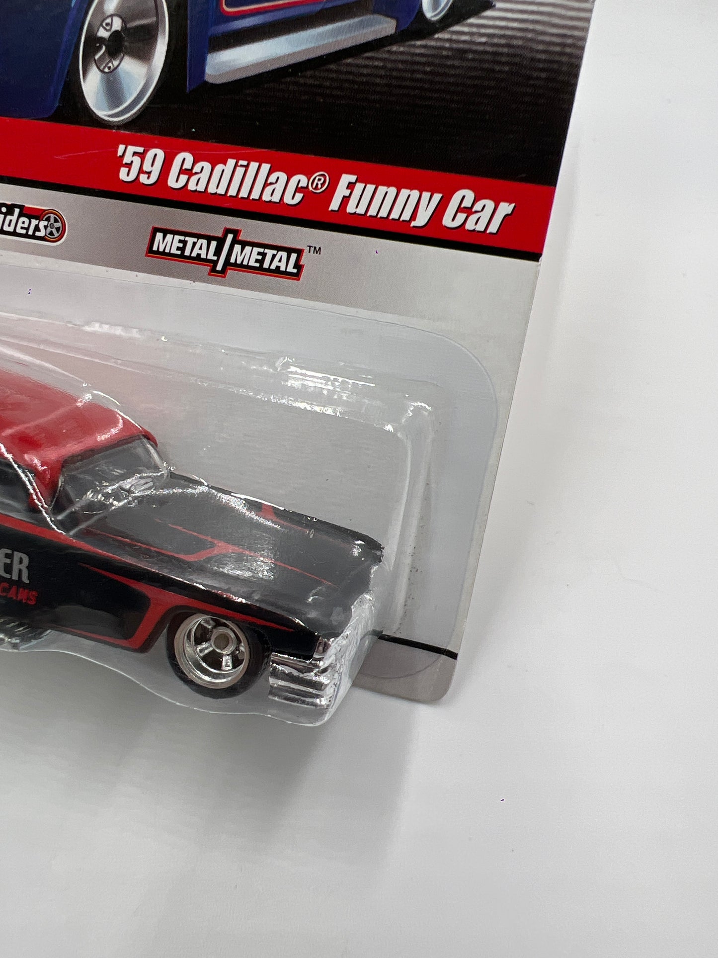 Hot Wheels Slick Rides #7 59 Cadillac Funny Car Crower Cams Black/Red 242A