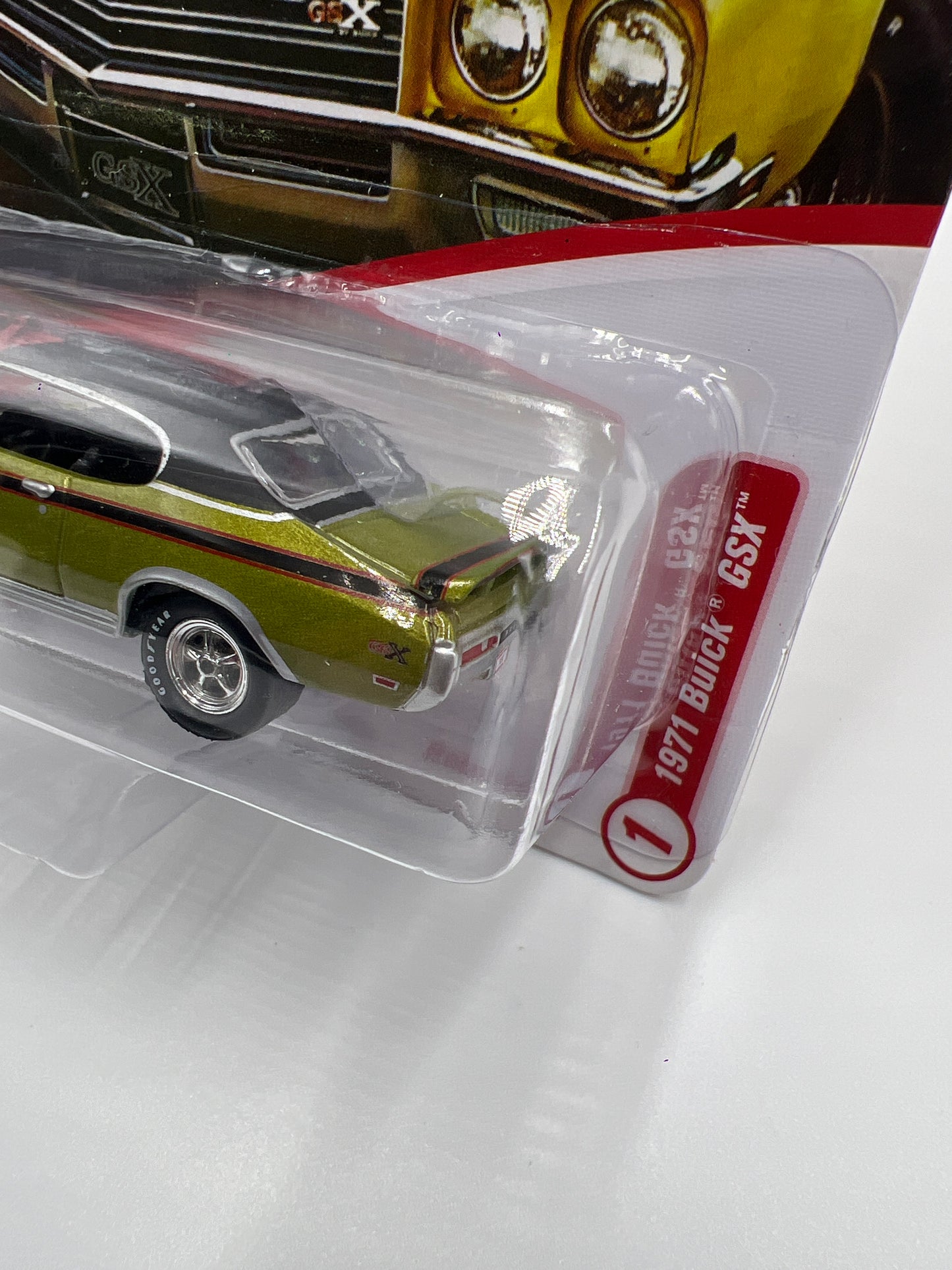 Johnny Lightning Muscle Cars U.S.A Class of 1971 Release 2 Version B 1971 Buick GSX Lime Mist Poly Green 292G