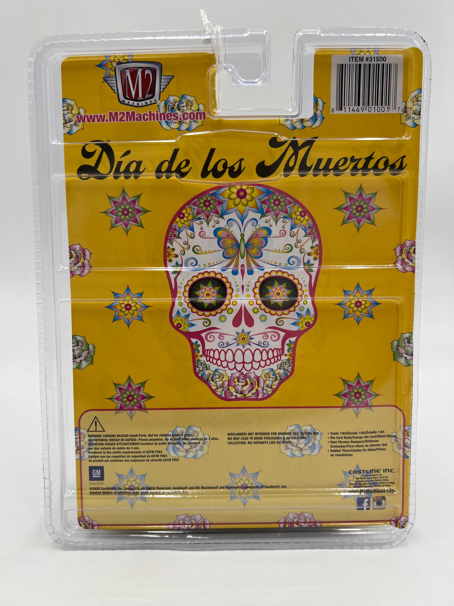 M2 Machines MiJo Exclusives CHASE 1/500 Dia De Los Muertos 1973 Chevrolet Custom Deluxe 10 MJS31