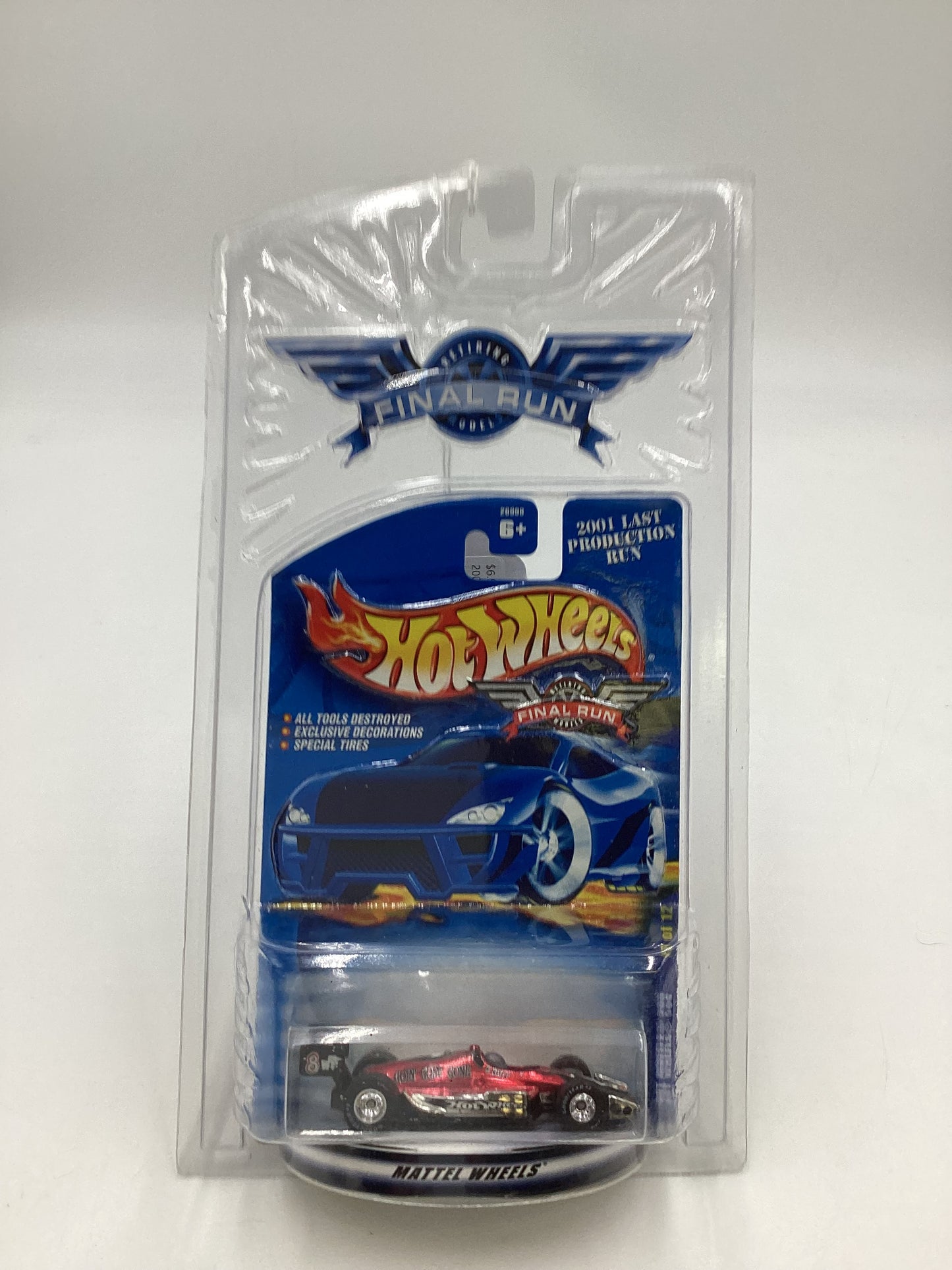 2001 Hot Wheels Final Run #7 Hot Wheels 500 Red