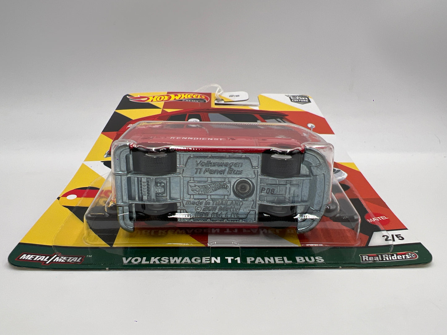 Hot Wheels Premium Deutschland Design #2 Volkswagen T1 Panel Bus Red 258A