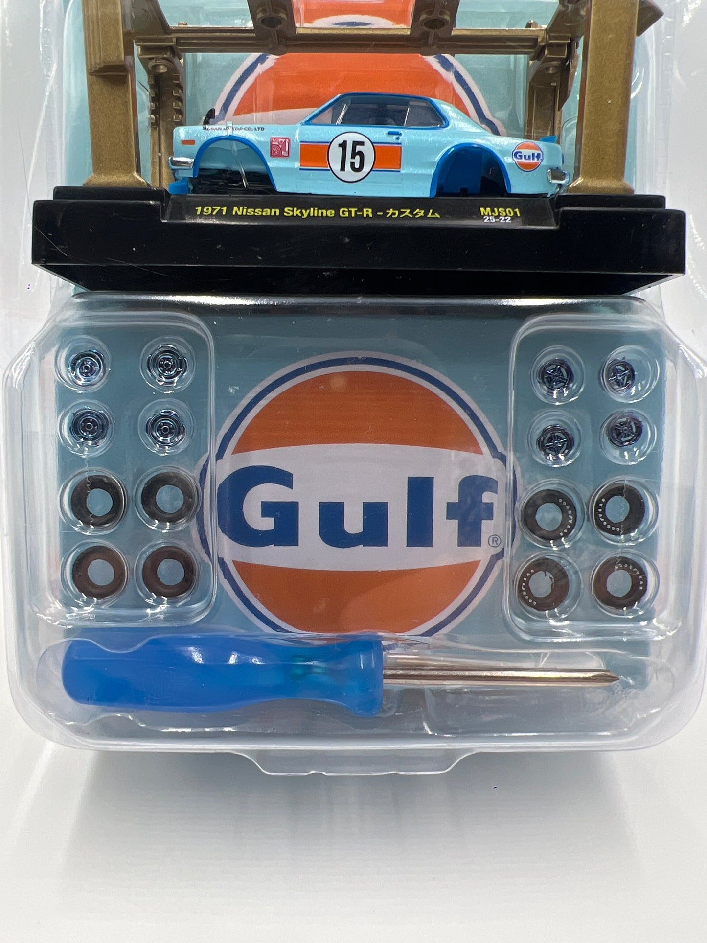 2025 M2 Machines Mijo Exclusives Model Kits CHASE 1/300 1971 Nissan Skyline GT-R Gulf MJS01