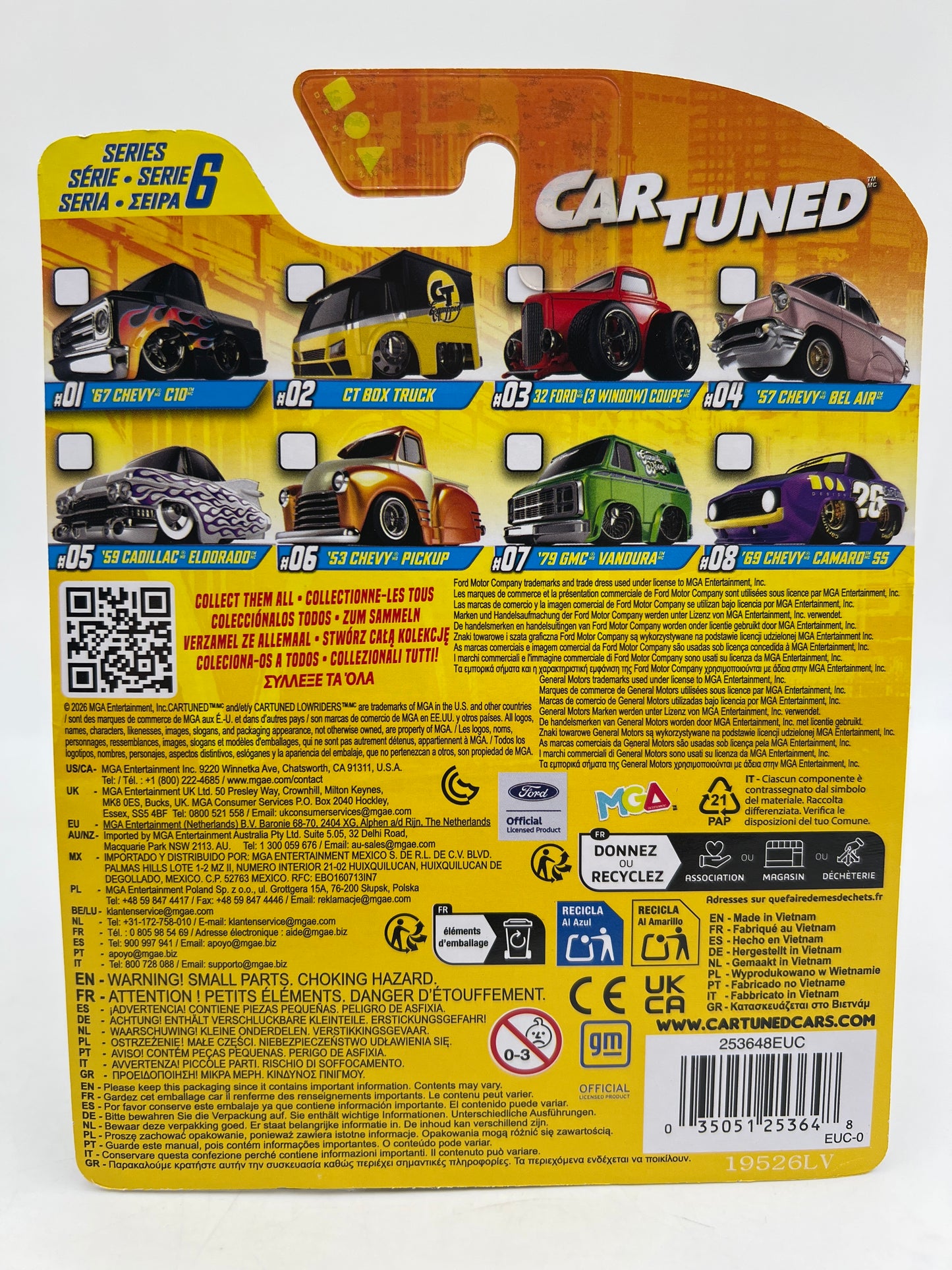 MGA Car Tuned Hobby Exclusive Series 6 #2 CT Box Truck Black/Yellow