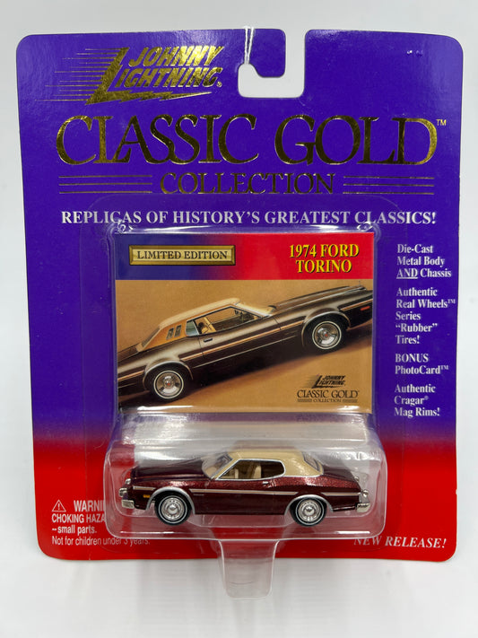 Johnny Lightning Classic Gold Collection 1974 Ford Torino Brown 219C