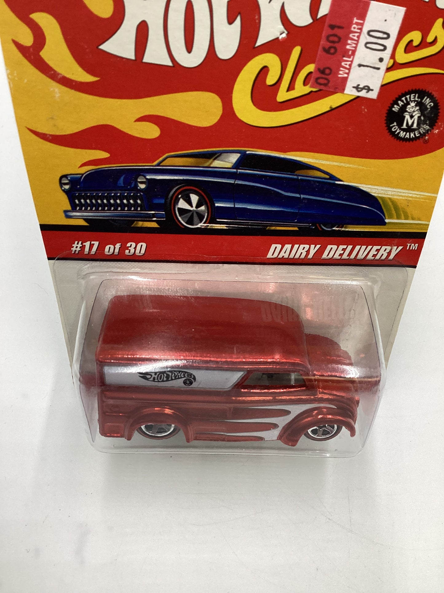 Hot Wheels Classics Series 2 #17 Dairy Delivery Red Card Not Perfect SR