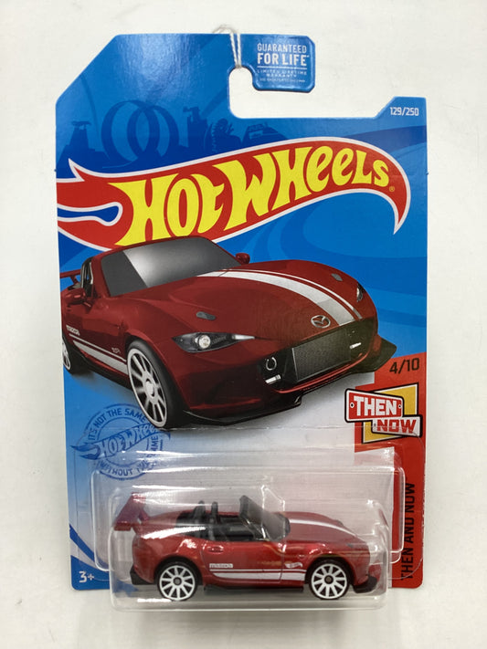 2021 Hot Wheels #129 15 Mazda MX-5 Miata Red  86A