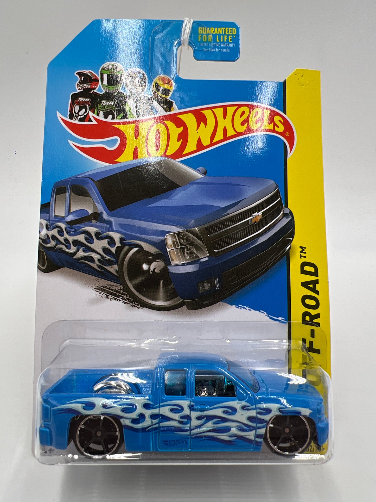 2014 Hot Wheels Off-Road #132 Chevy Silverado Blue