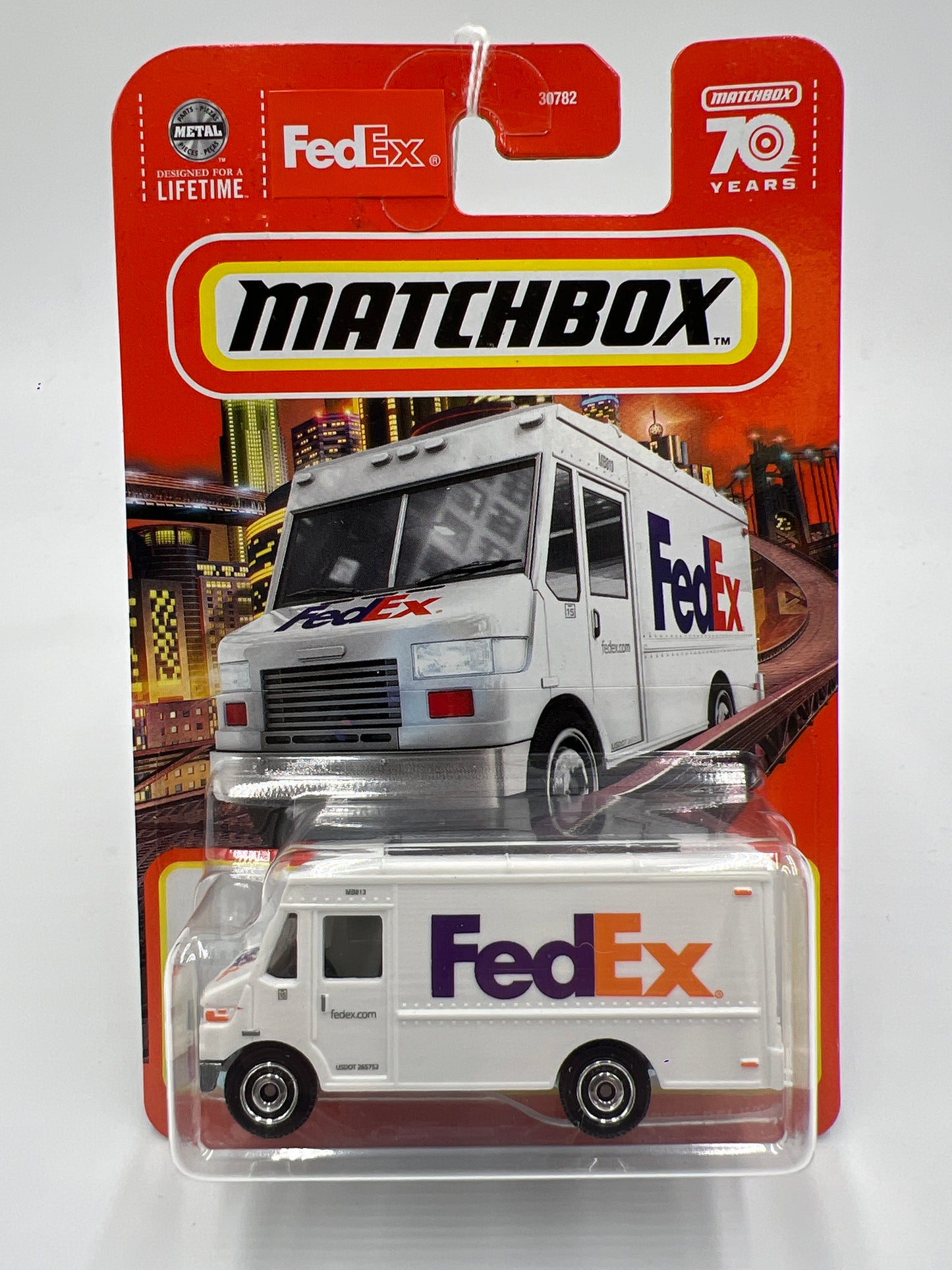 Matchbox 70 Years #56 Express Delivery FedEx White 210D