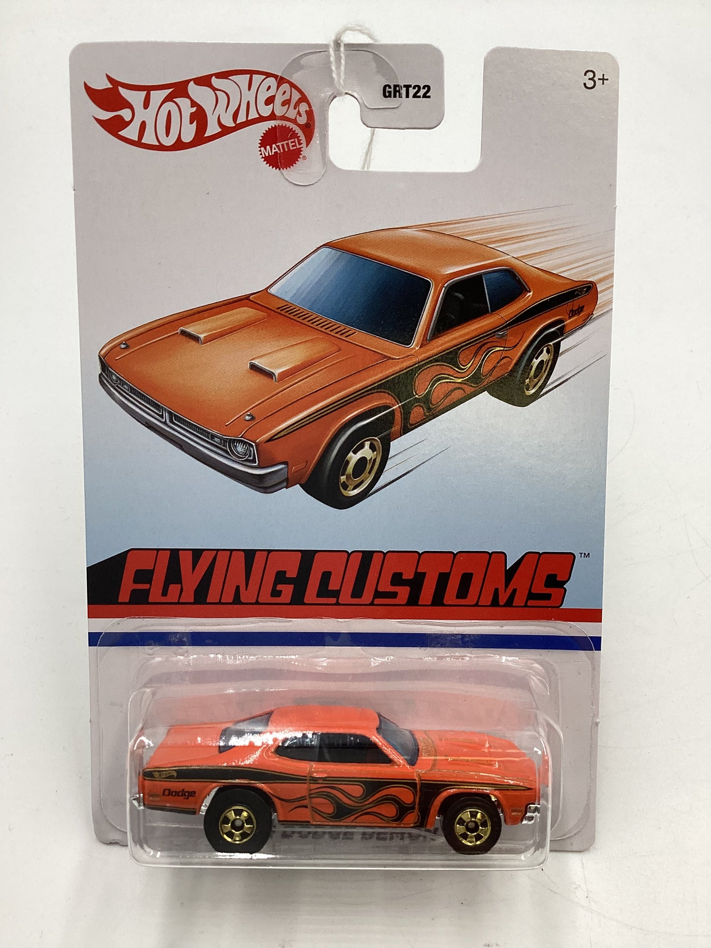 Hot Wheels Target Exclusive Flying Customs 71 Dodge Demon Orange 155D