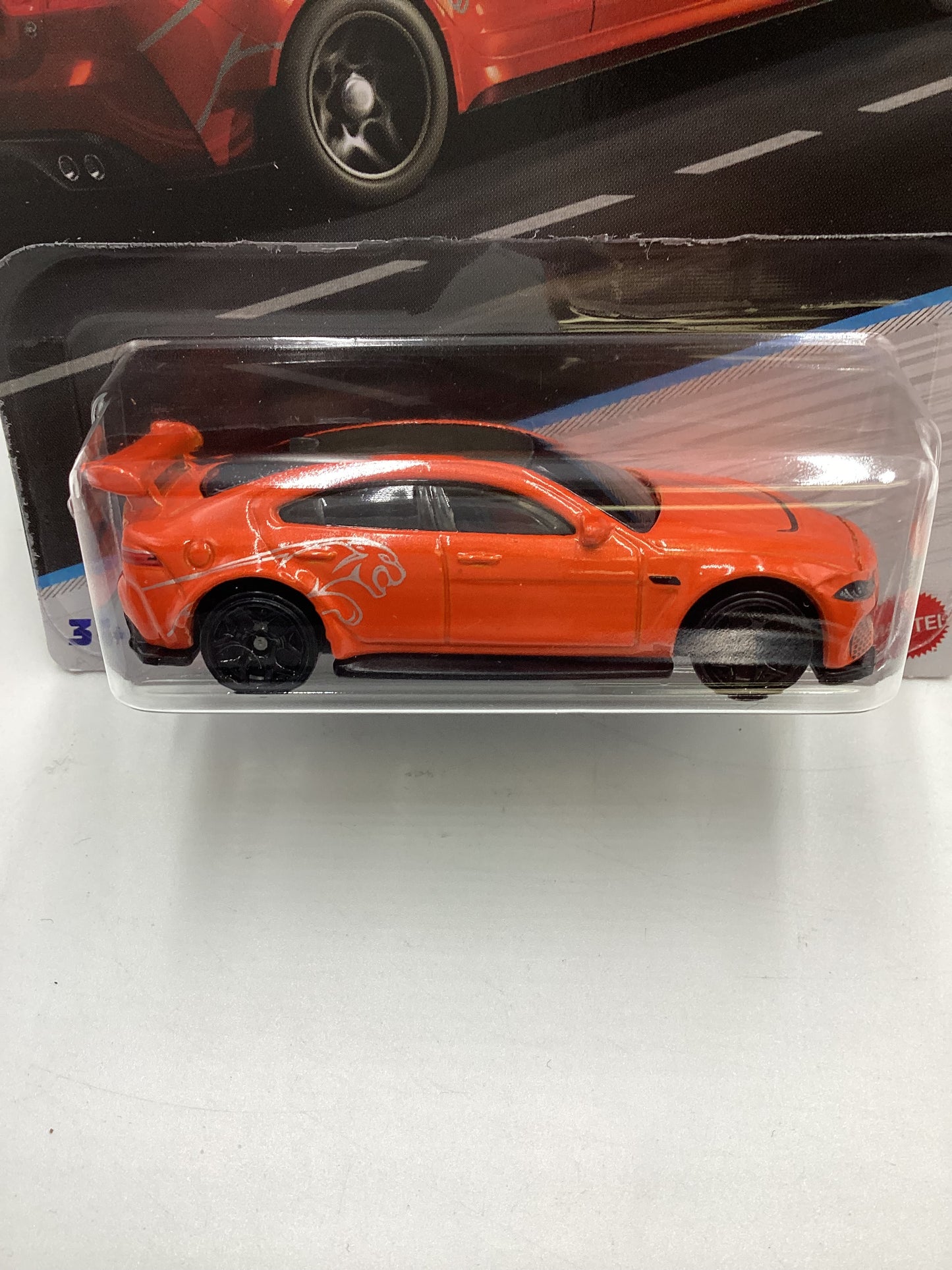 Hot Wheels Walmart Exclusive Luxury Sedans #4 Jaguar XE SV Project 8 Orange