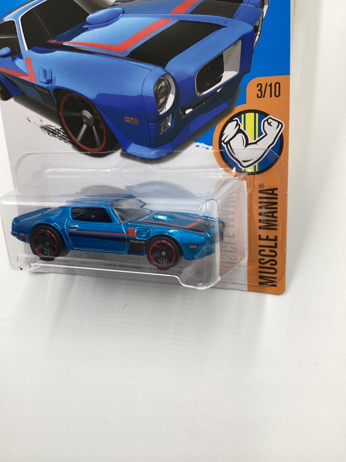 2016 Hot Wheels #123 73 Pontiac Firebird Blue 47F