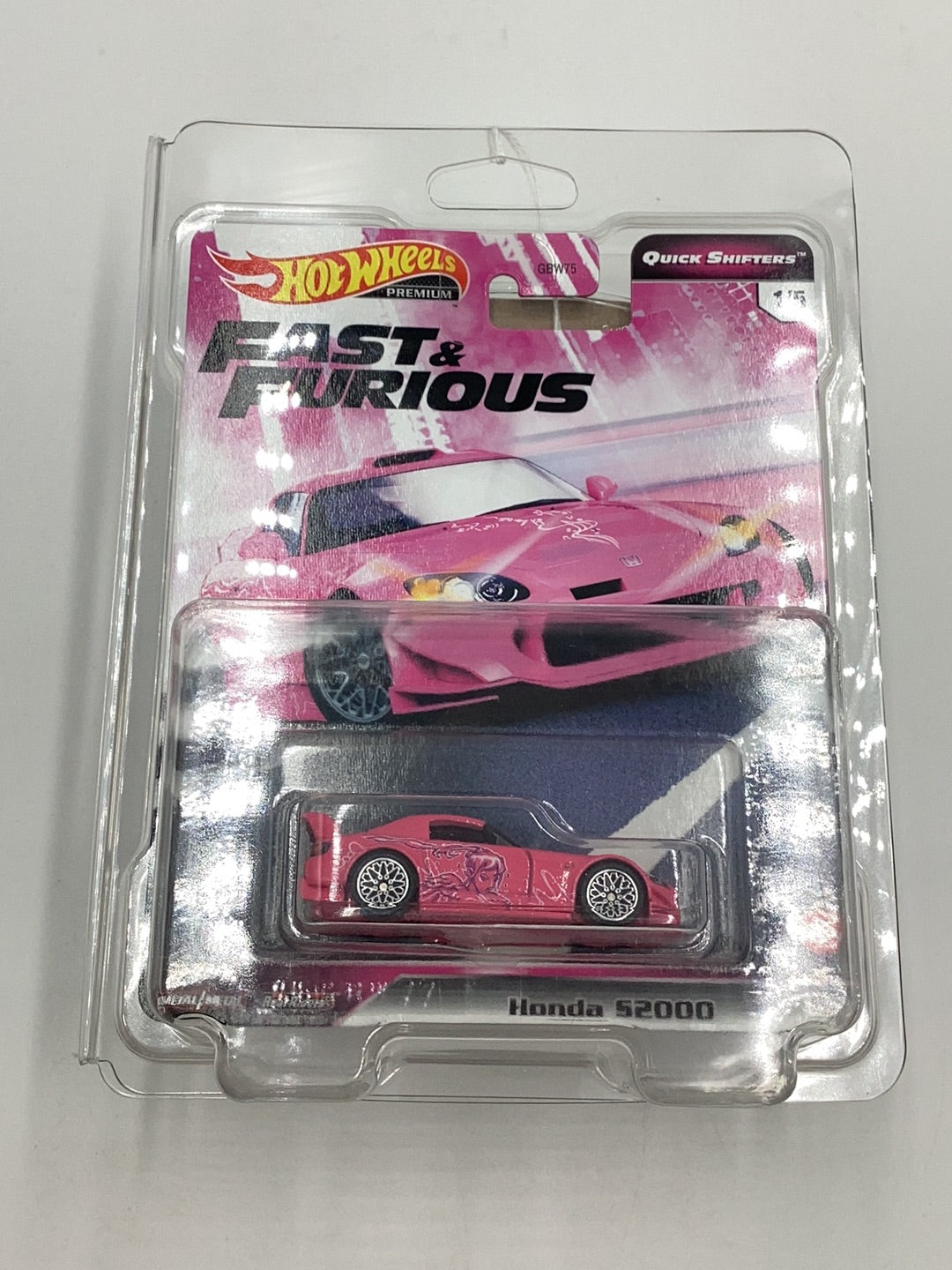 Hot Wheels Fast and Furious Quick Shifters #1 Honda S2000 with protector