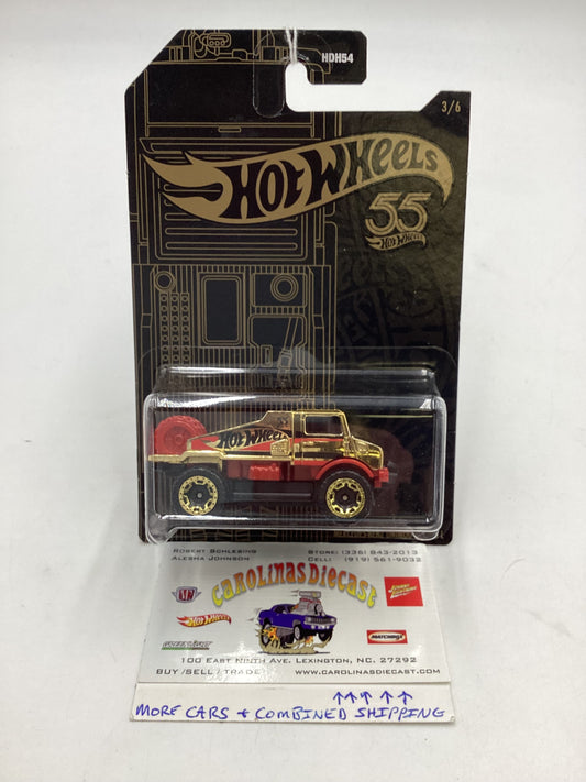 Hot wheels 55th Anniversary Chase 3/6 Mercedes-Benz Unimog 1300L 155A