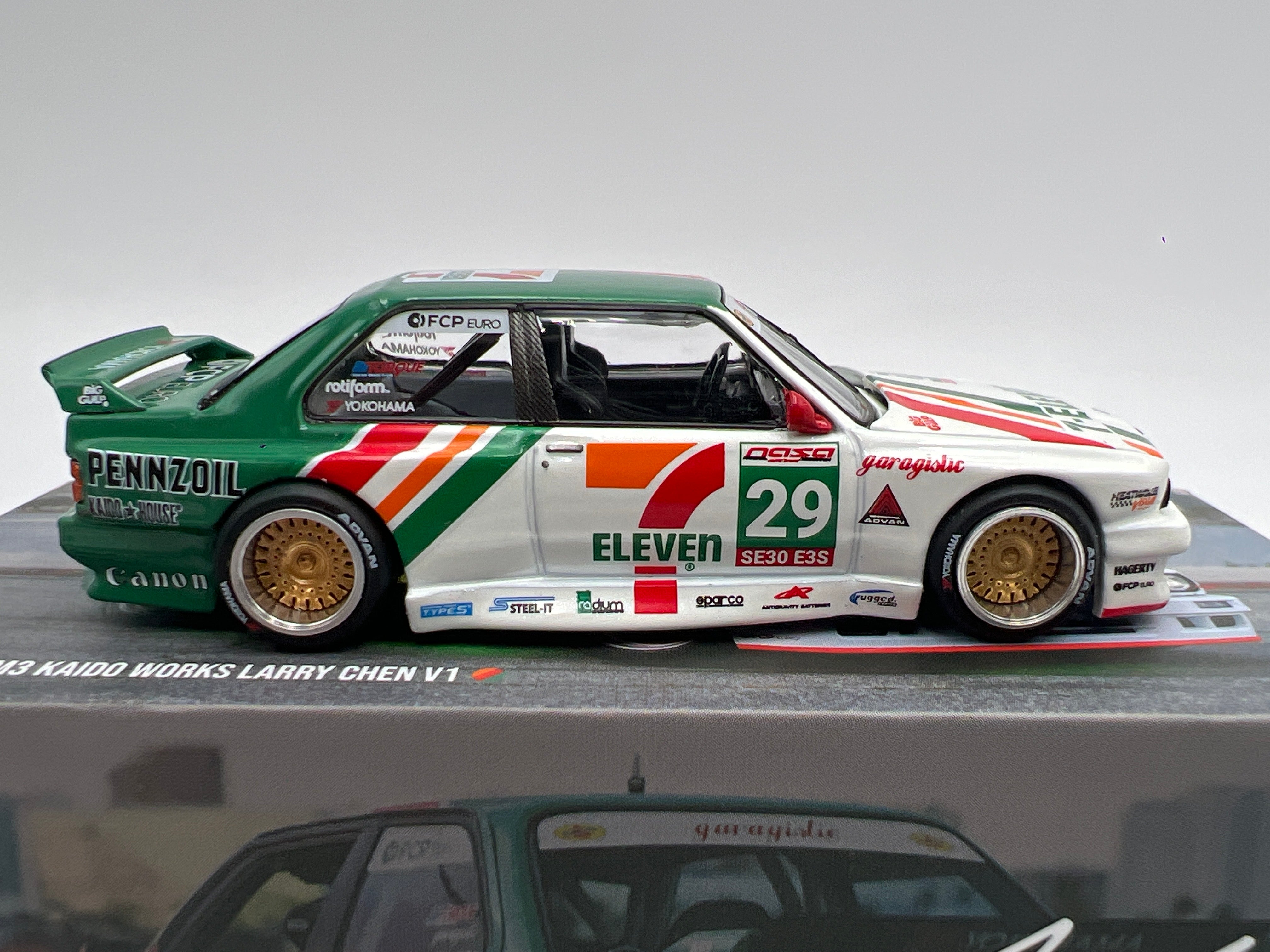 Mini GT Kaido House #217 USA Exclusive 7 Eleven BMW M3 Kaido Works
