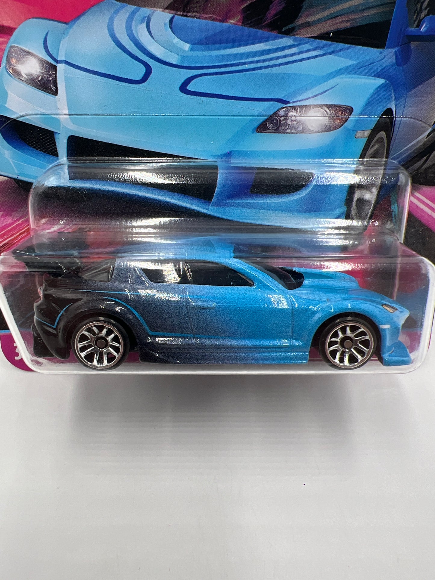 Hot Wheels Fast and Furious Women of Fast #2 Mazda RX-8 Blue W/Protector