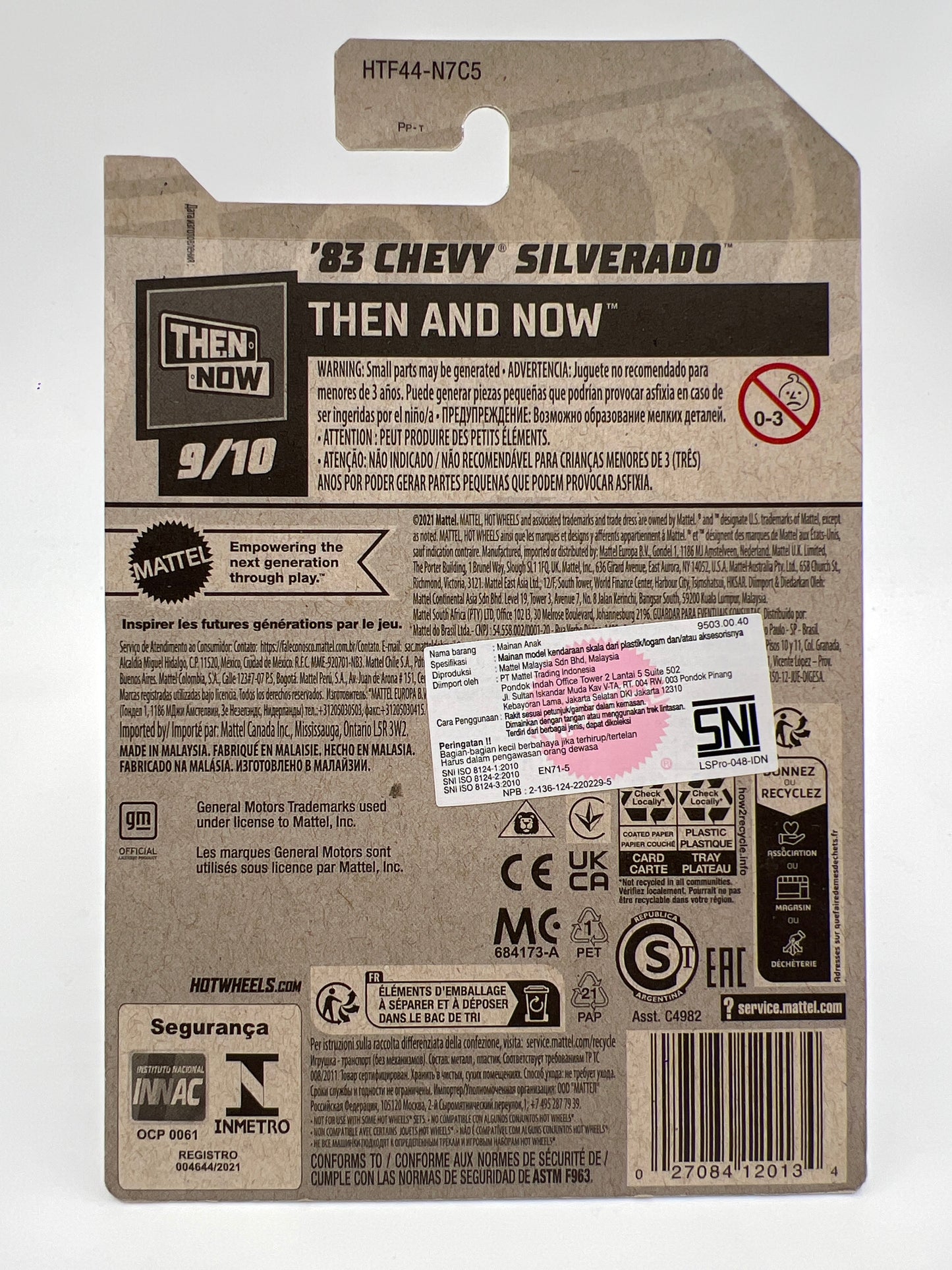 2024 Hot Wheels International Super Treasure Hunt #249 83 Chevy Silverado Blue W/Protector