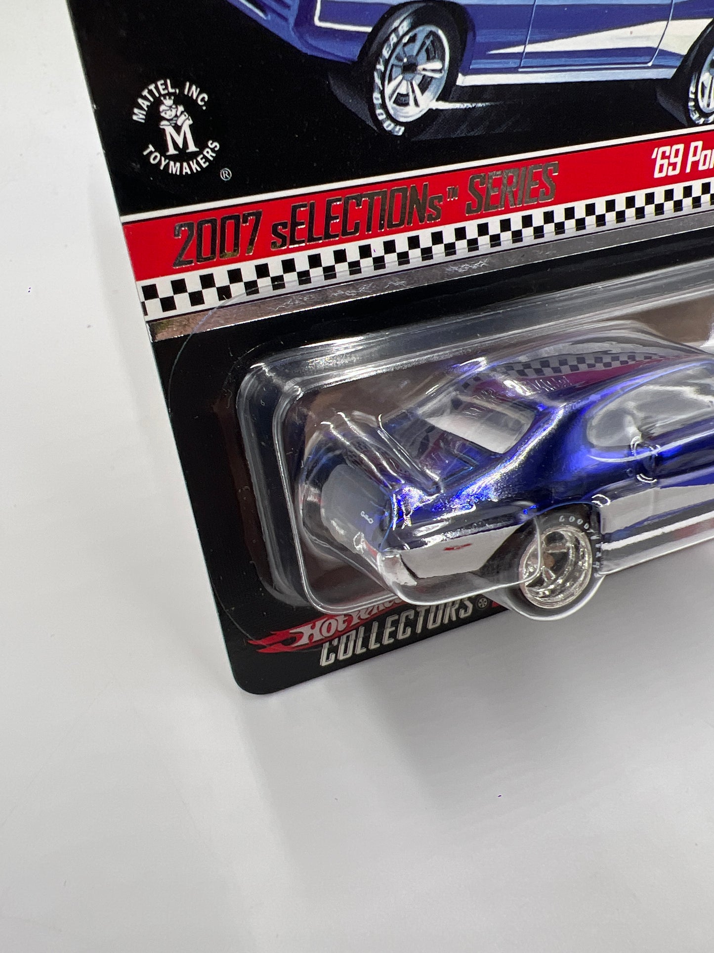 2007 Hot Wheels RLC sELECTIONs Series #3B 69 Pontiac GTO Blue 2203/9015 W/Protector
