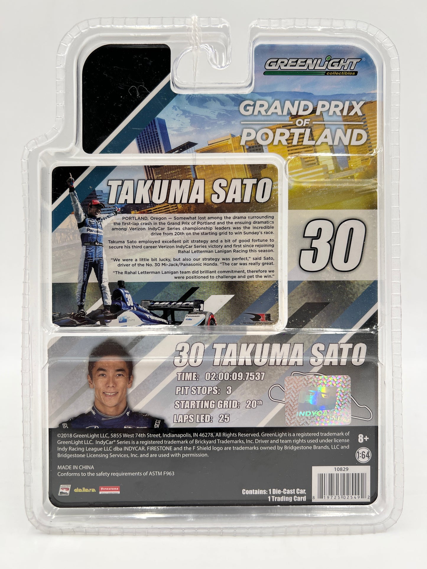 Greenlight Grand Prix Of Portland #30 Takuma Sato