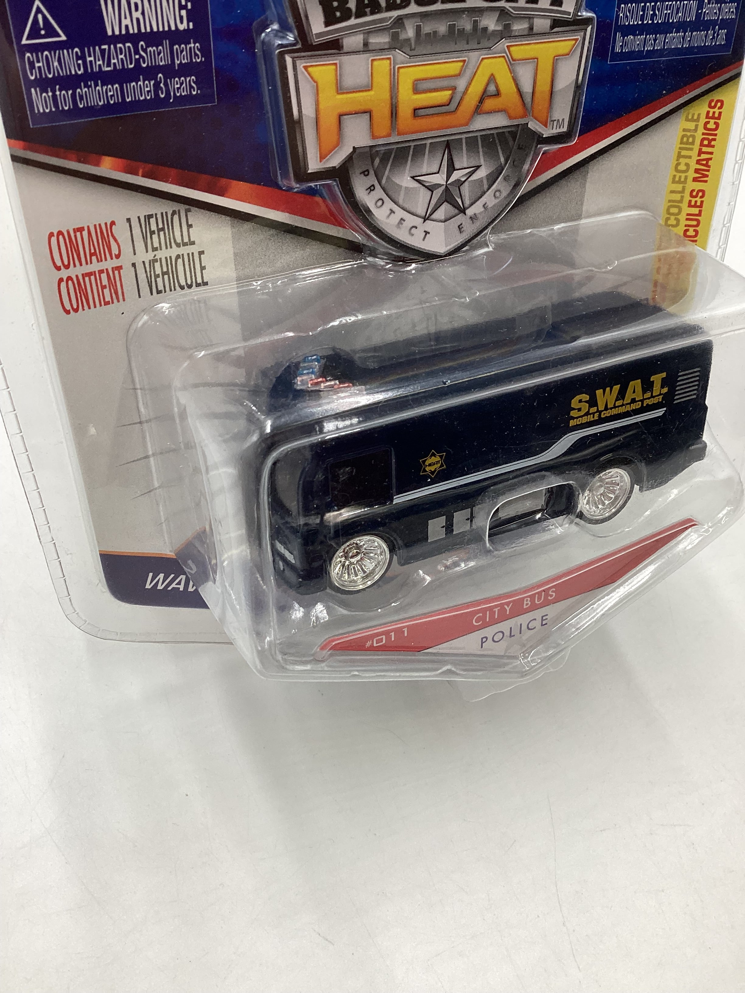 2010 Jada Badge City Heat #011 City Bus Police 186B – carolinasdiecast