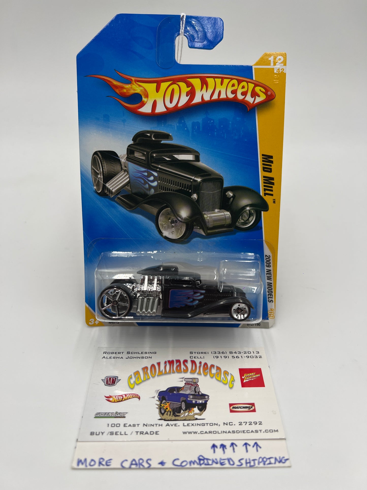 2009 Hot Wheels New Models #12 Mid Mill Black