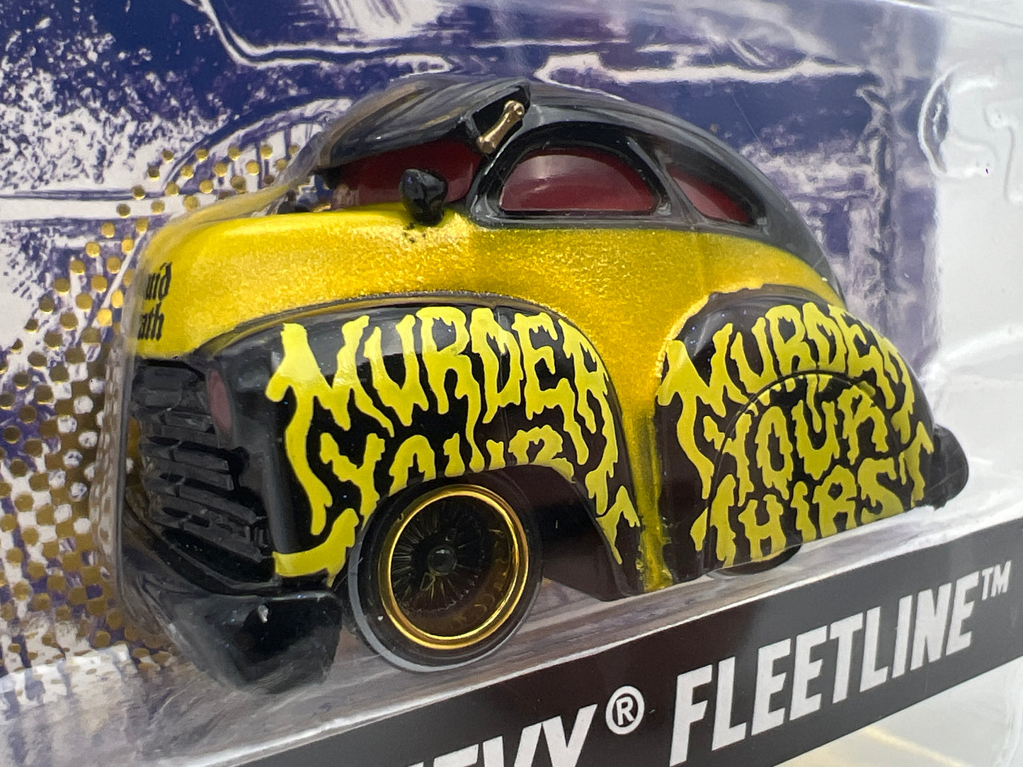 MGA Car Tuned Remixes Liquid Death Series 1 #4 47 Chevy Fleetline