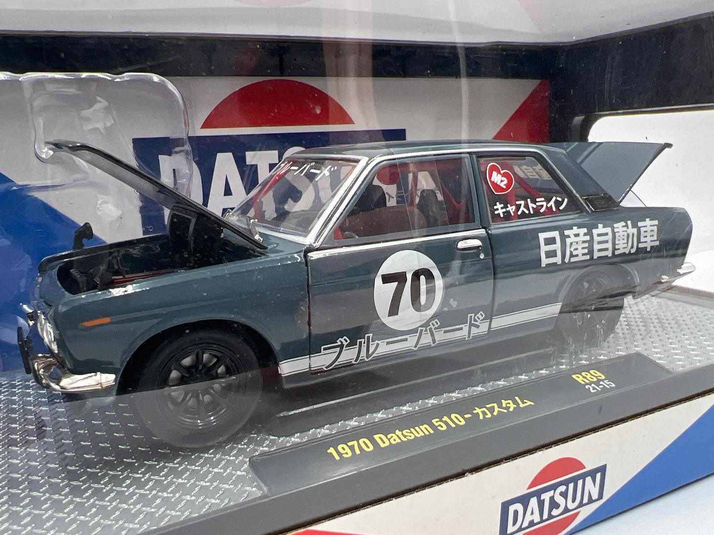 M2 Machines 1/24 1970 Datsun 510 R89