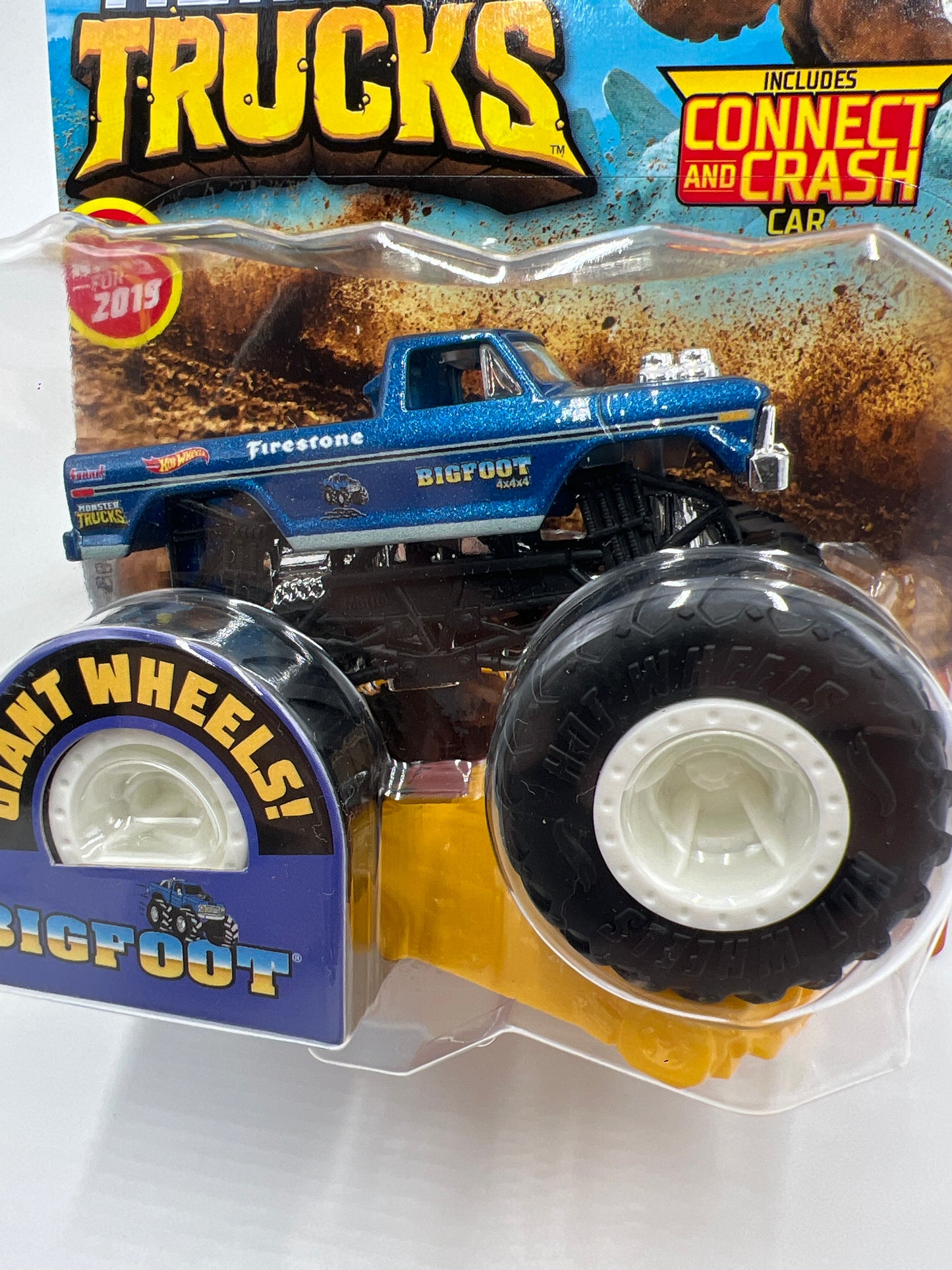 2019 Hot Wheels Monster Trucks #19 Bigfoot 124F