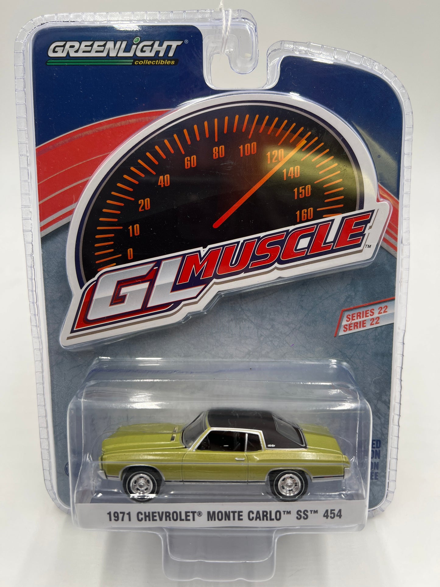 Greenlight GL Muscle Series 22 1971 Chevrolet Monte Carlo SS 454 Green 178E