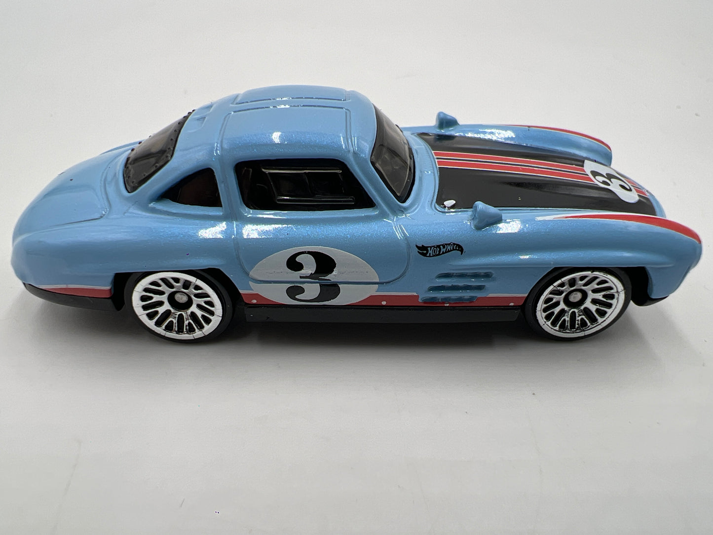 2024 Hot Wheels Mystery Models Series 1 #3 Chase Mercedes-Benz 300 SL Light Blue