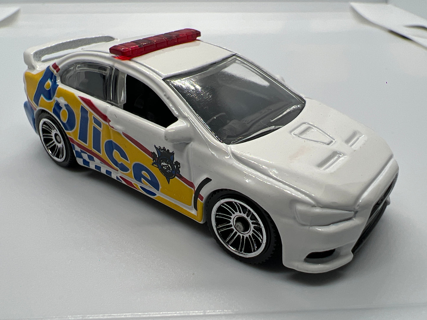 Matchbox 1/64 Multipack Exclusive 2010 Mitsubishi Lancer X White Police Loose