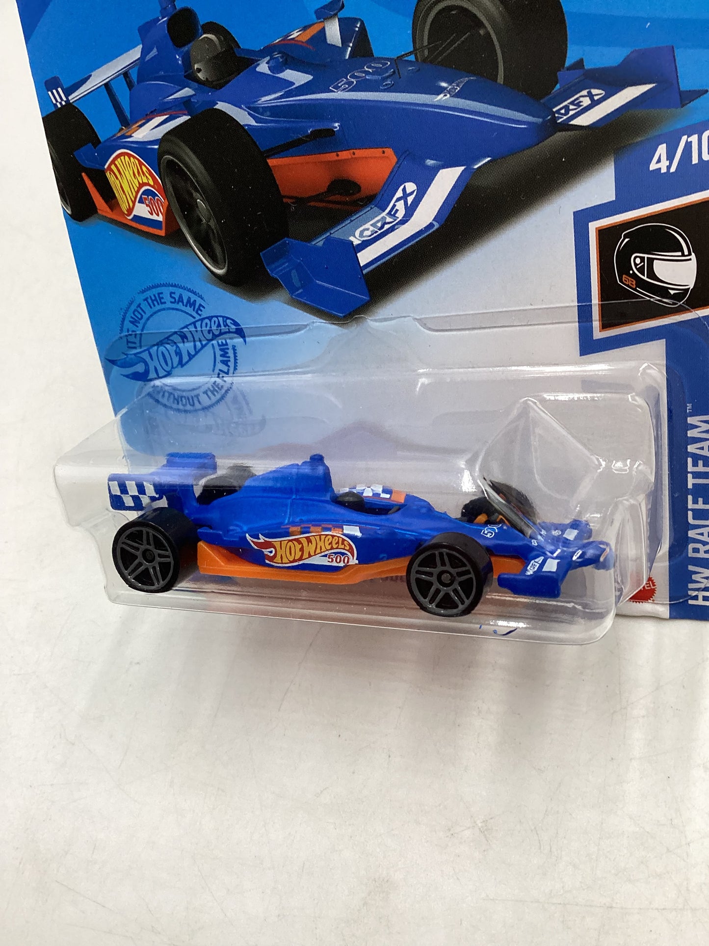 2021 Hot Wheels #195 Indy 500 Oval Blue 59H