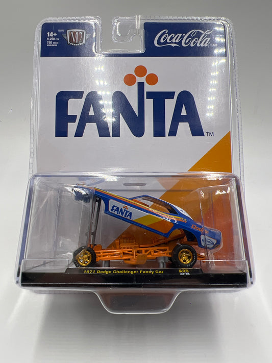 M2 Machines Fanta CHASE 1971 Dodge Challenger Funny Car A35