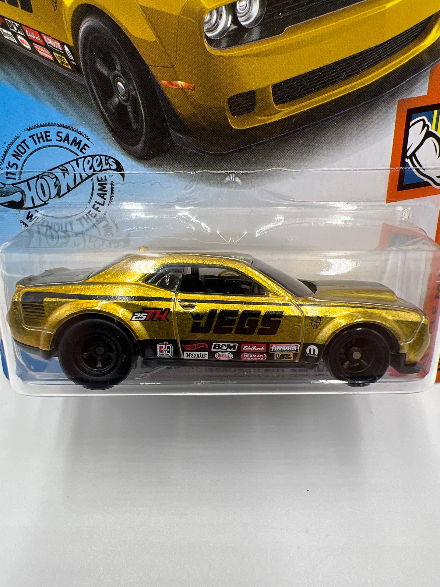 2020 Hot Wheels Super Treasure Hunt #234 18 Dodge Challenger SRT Demon Gold JEGS W/ Protector